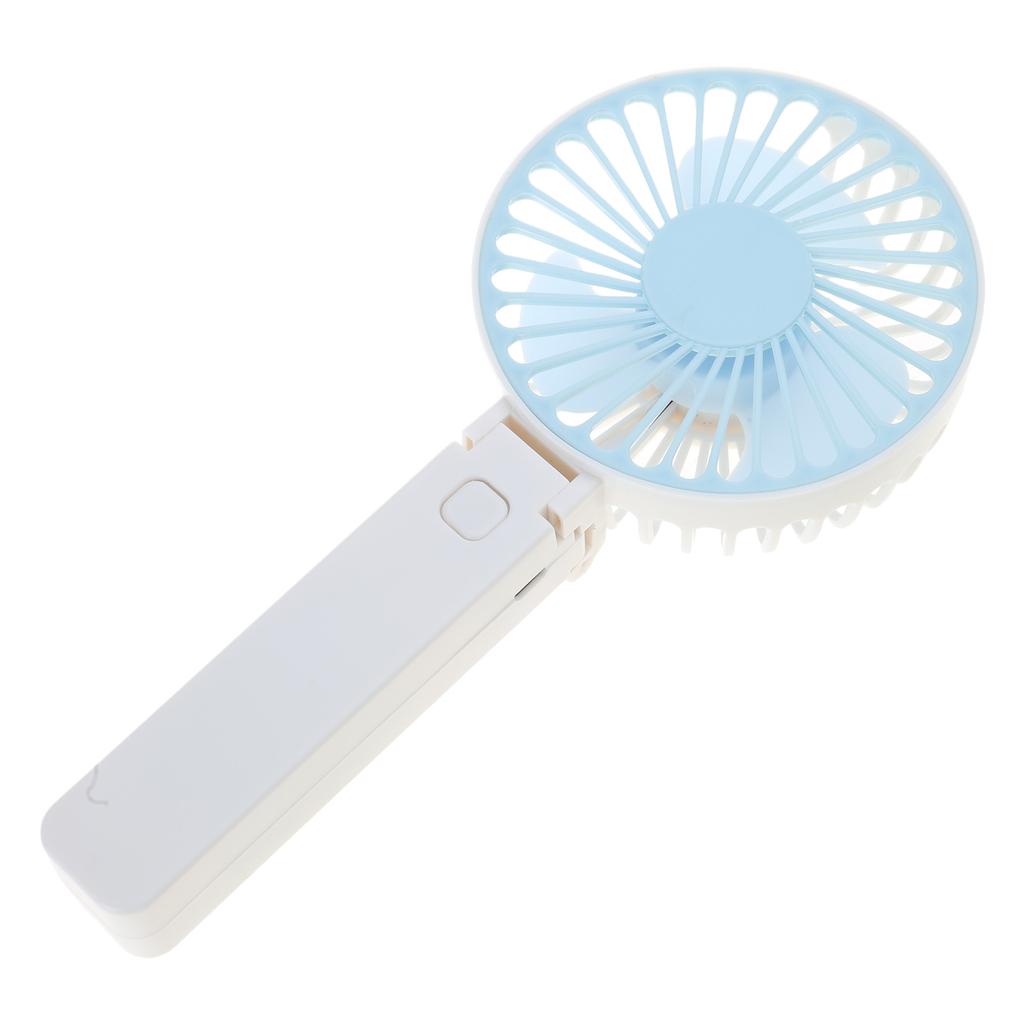 Handheld Fan 3000mAh Rechargeable Battery Foldable Handheld Fan Battery Operated with 3 Speed for Outdoor Travel
