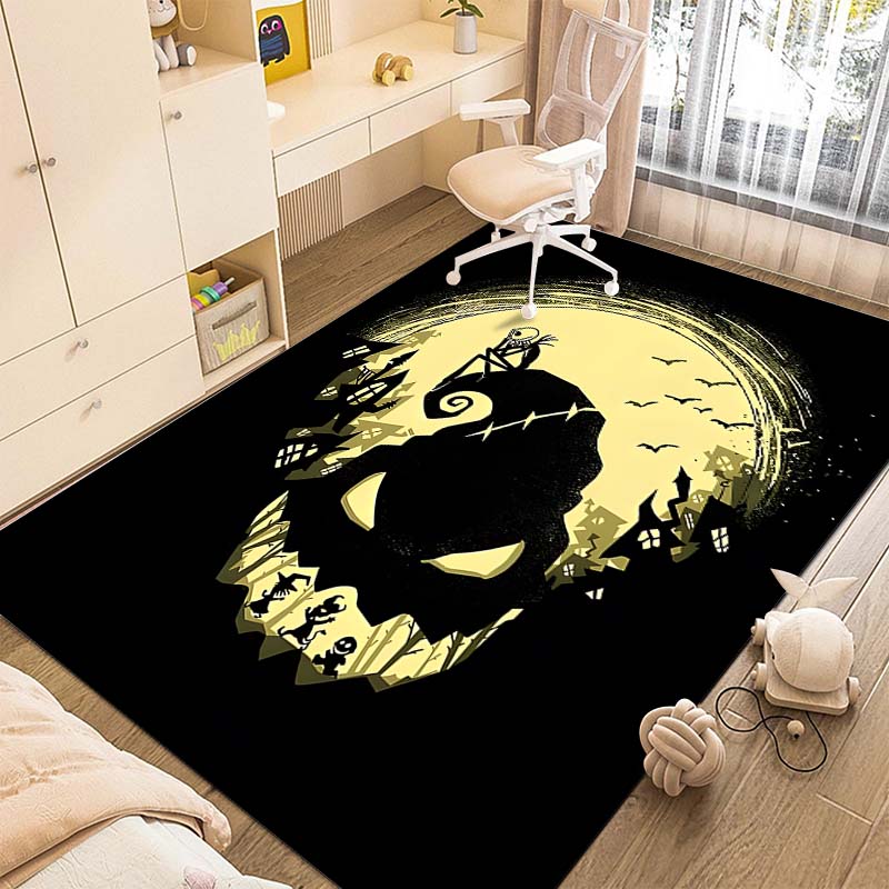1PC The N-Nightmare Before Christmas Printing Carpet for Living Room Bedroom Kid's Room Home Decor Area Rug Non-slip Mat Gift
