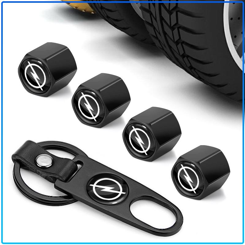 1Pcs Car Keychain Auto Tire Valve Cap Car Emblem Accessories For Opel Astra H G Corsa Insignia Astra Antara Meriva Zafira Interior