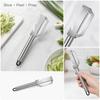 Multifunctional Stainless Steel Vegetable Peeler Onion Cutter 3 In 1 Kitchen Tool for Peeling Slicing and Shredding