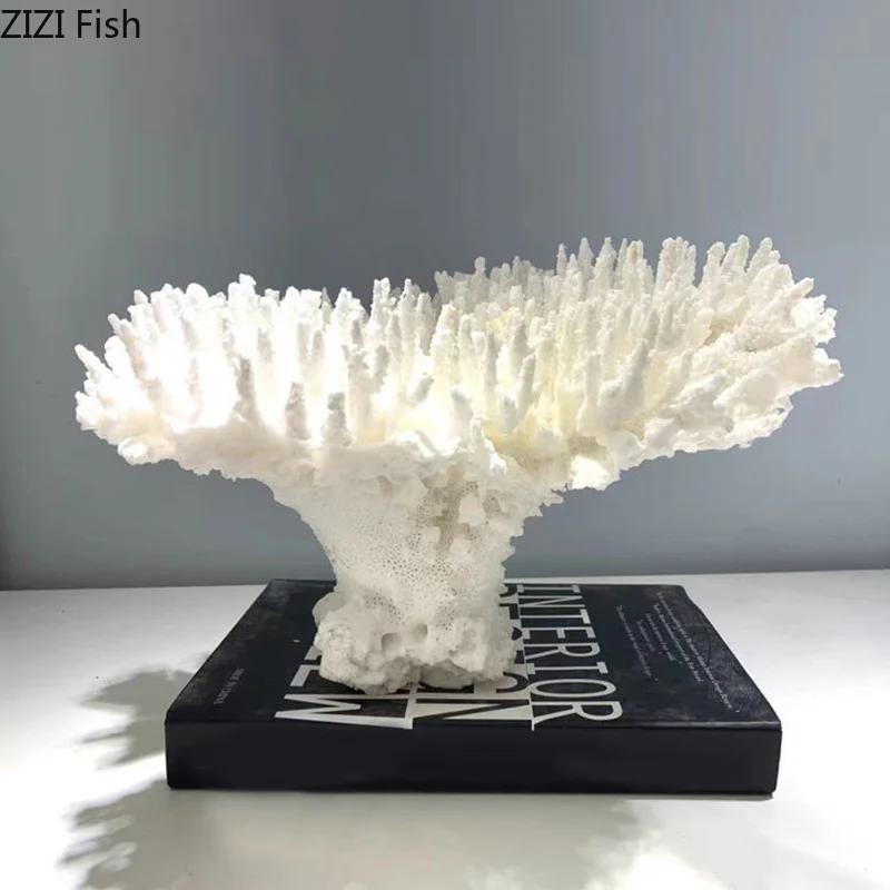 Creative Simulated Coral Tree Statue Desk Decoration Ornaments Modern Crafts Abstract Coral Sculpture Room Aesthetics Decor