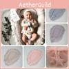 Cozy Cotton Lace Newborn Baby Lounger Portable Crib Bed In Pink Beige Gray Teal
