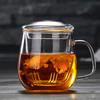 Transparent Mushroom Teacup With Filter Multi-Purpose Brewings Tea Cup High Borosilicate Milk Mug Household Drinking Coffee Cup