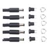 DC Power Connector Set 5 Pair 12 Volt Male Female Panel Mount 55x21 mm