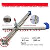 8-Wheel Gypsum Board Stainless Steel Folding Hand Roller Cutter