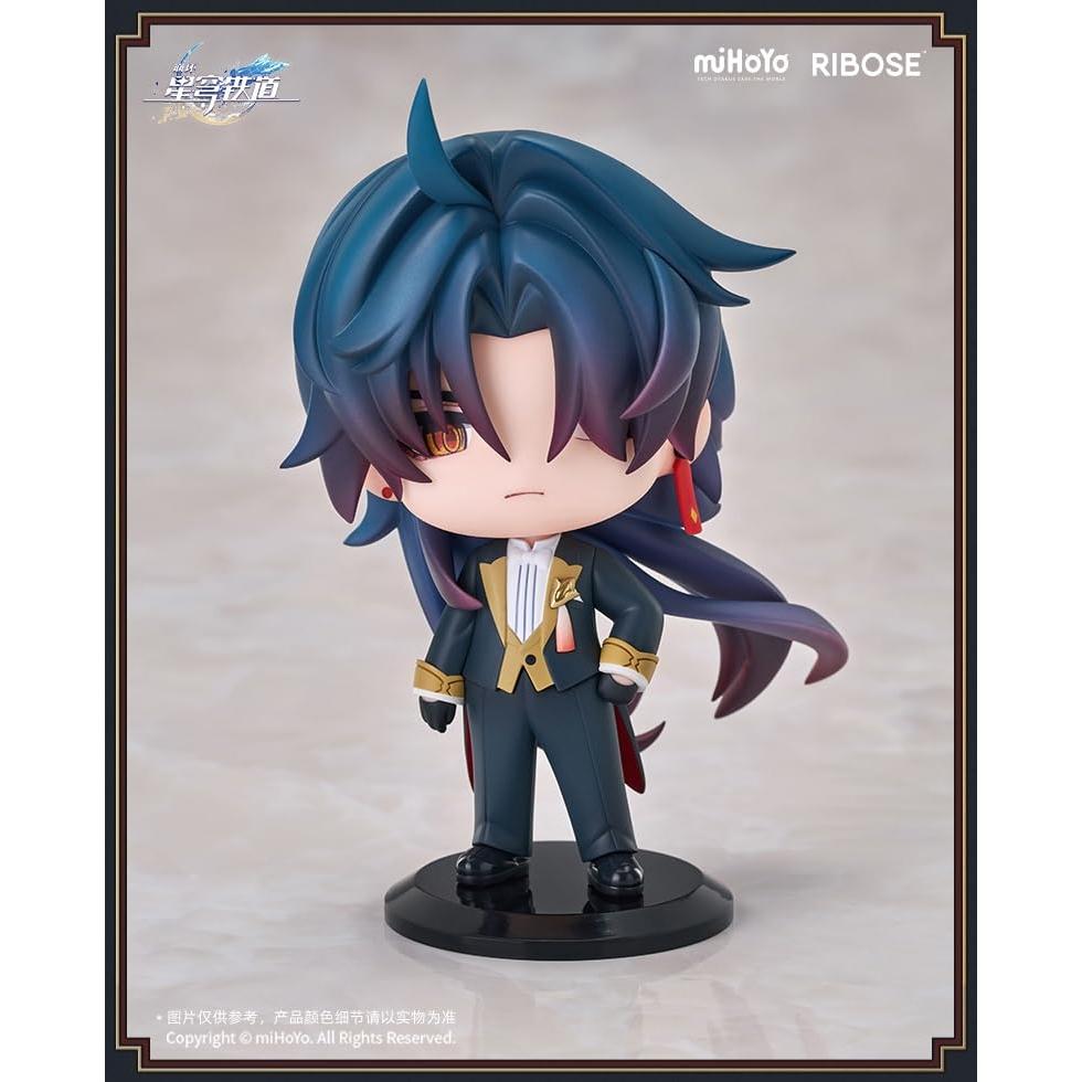 RIBOSE Star Rail Capsule Toy: Train Welcome Tea Party Blade [Jin] PVC & ABS Painted Figure