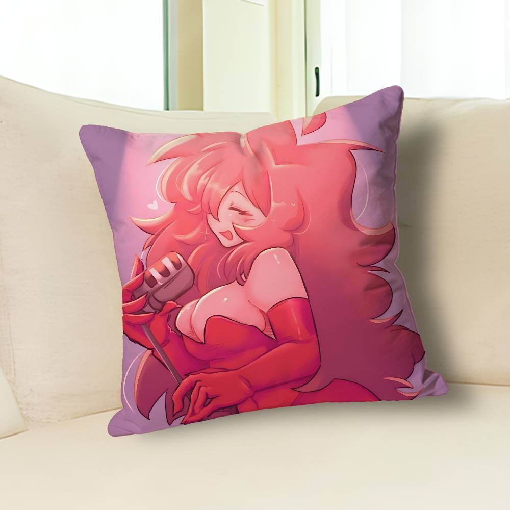 F-Friday N-Night F-Funkin Anime Celebrity Merchandise All-Match Printed Pillow Case Sofa Car Office Room Decoration Protector