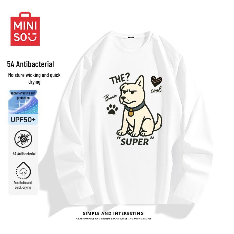 

MINISO Men s Quick-Dry Long Sleeve T-Shirt 2XL