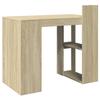 Vidaxl Biurko, Dąb Sonoma, 103,5X56,5X94 Cm, Materiał Drewnopochodny
