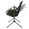 Captain Stag Uc 1899 Outdoor Chair  Chair  HamMock Chair  Fd Chair  Mock Headrest  Inner Pocket  Black Gracia