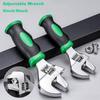 6inch/8inch Adjustable Wrench Dual-used Pipe Wrench Durable Monkey Wrench  Pipe Hand Tool