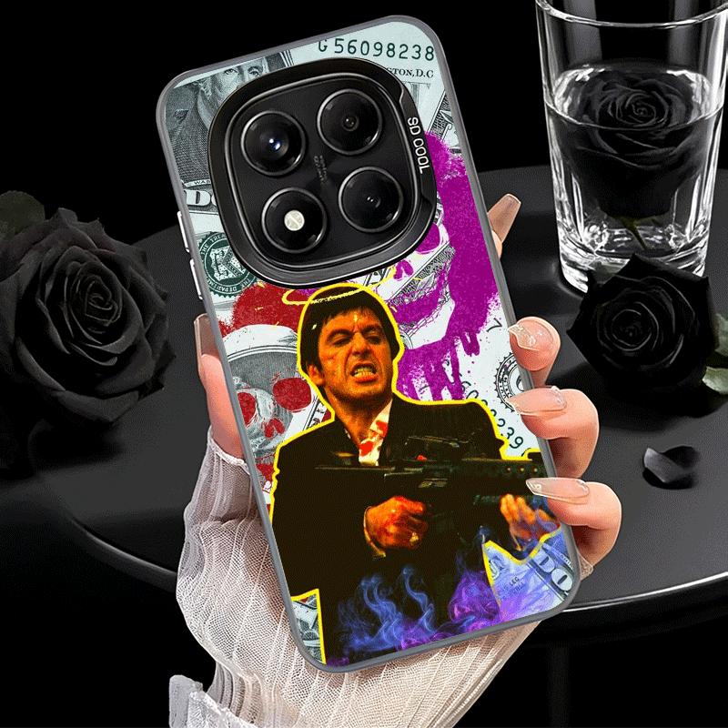 Scarface 1983 Al Pacino Shockproof Phone Case for Xiaomi Redmi Note 15 14 13 12 Pro Plus 11 11S 11T 5G Cover Anti Fall Fundas