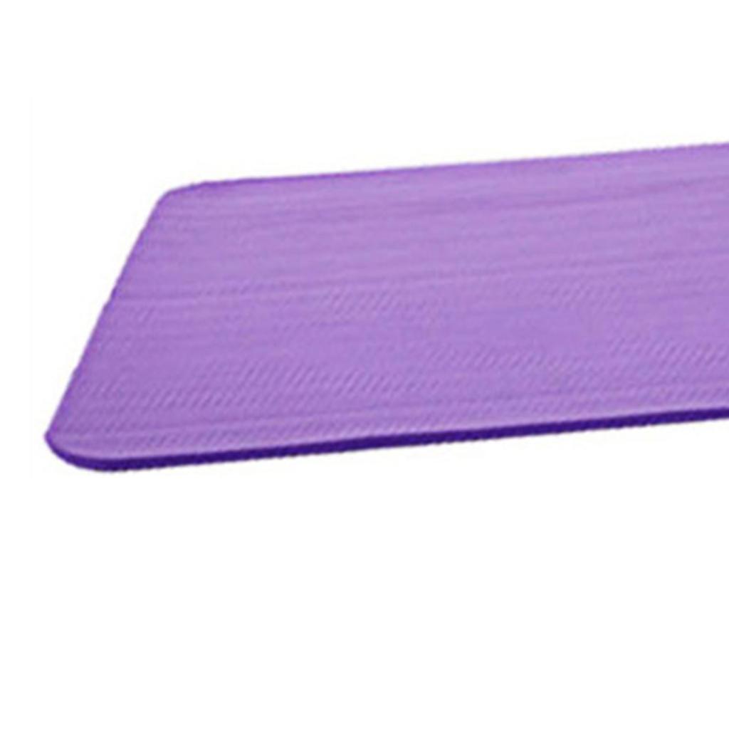 Fitness Mat Extra Long NBR Widened Thickened Shock Absorption Stable Support Dance Exercise Mat for