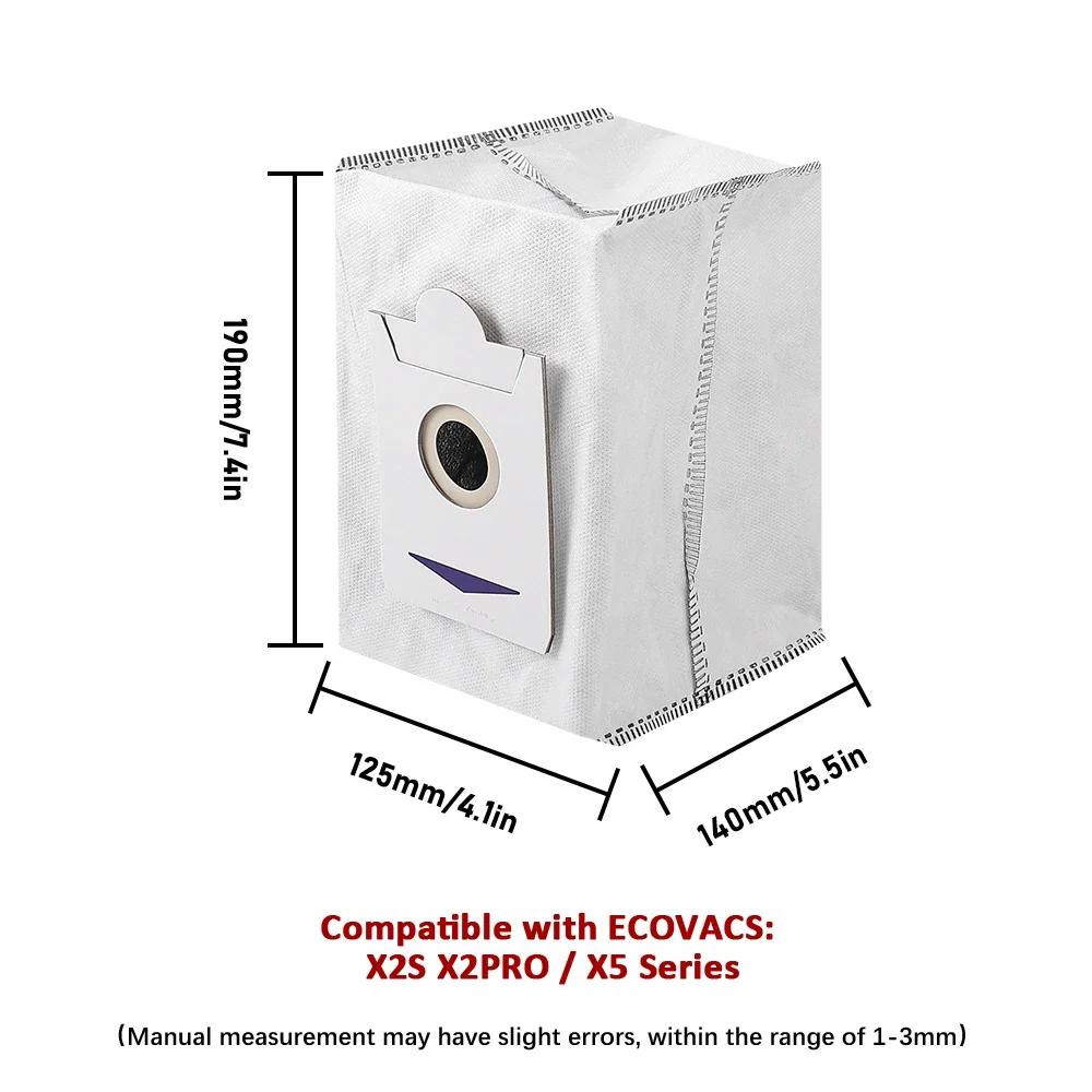 For Ecovacs Debot X5 OMNI /X5 PRO OMNI/X5 PRO/X5 Max Vacuum Cleaner Roller Brush Side Brush Hepa Filter Dust Bags Parts