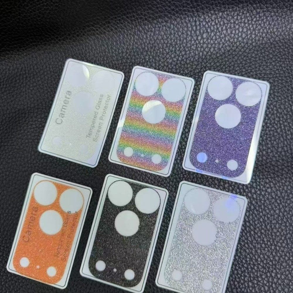 Bling Full Glitter Lens Protector Anti Scratch HD Camera Lens Cover Full Cover Camera Protector for iPhone 17Pro/17 Pro Max