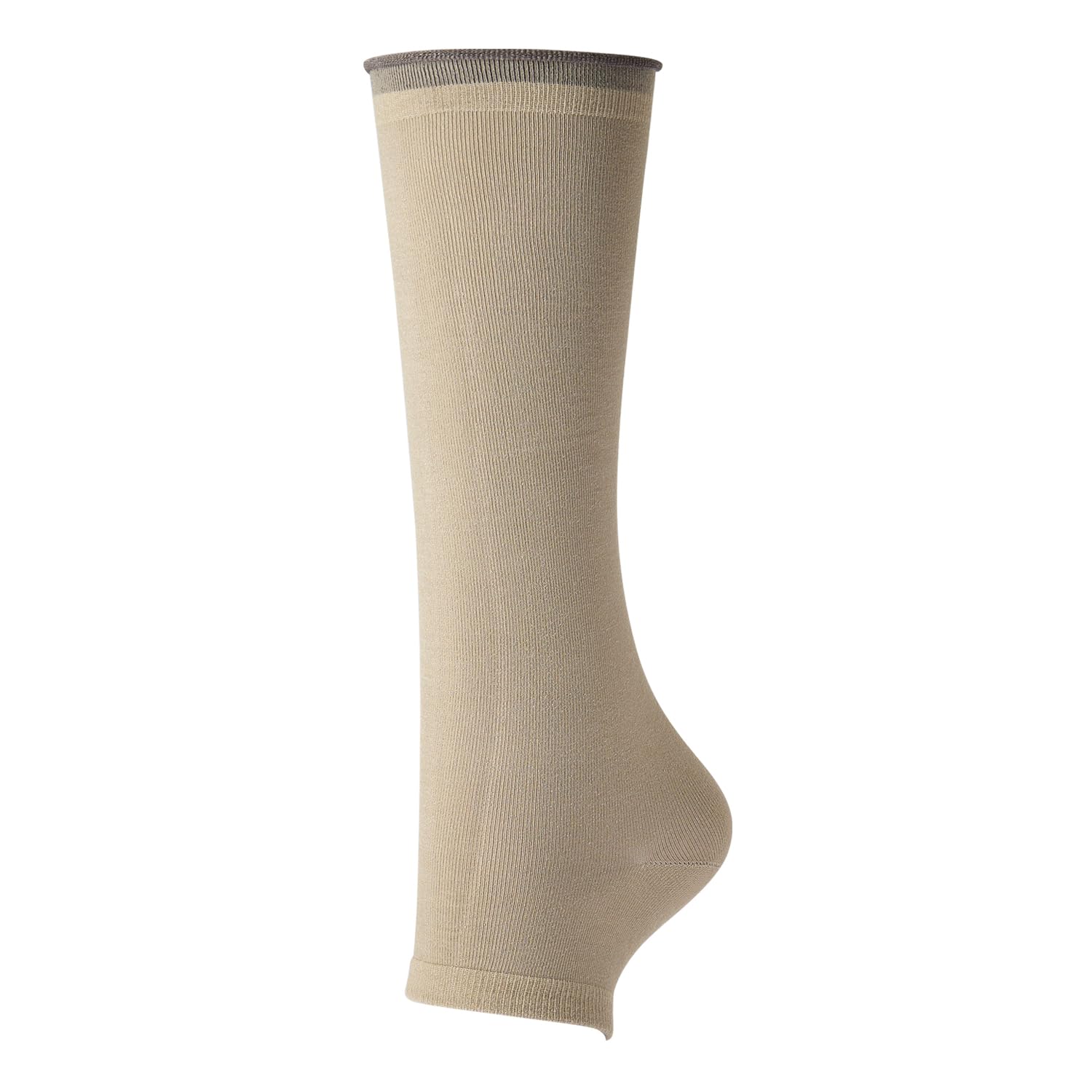

phiten Torenka Silk Greige Socks Arch Support Foot Care Soft Compression 22-24cm