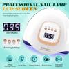 New LED Nail Lamp 380W Nail Curing Lamps For Home Salon Powerful LED Drying Lamps For All Gel Polish Professional Nail Equipment
