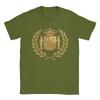 Stemma di Spagna Emblema Spagnolo Espania T-shirt Estiva 100% Cotone T-shirt Unisex alla Moda Maglietta Larga Manica Corta