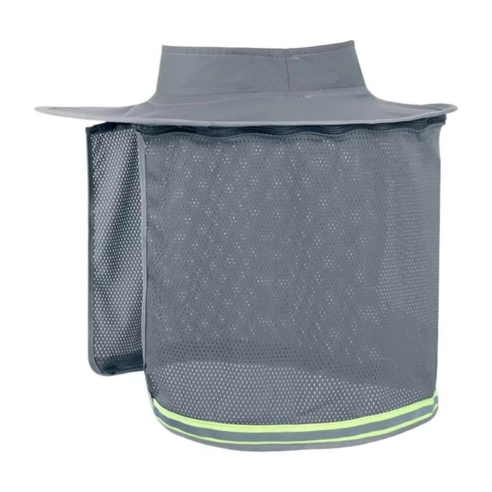 Breathable Summer Sunshade Foldable Face and Neck Protection Work Safety Helmet Cap