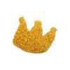 12Pcs Puffy Soft Teddy Plush Padded Patches Crown Appliques For DIY Clothes, Crafts, Hat, Bag, Woolen Gloves, Socks Decor