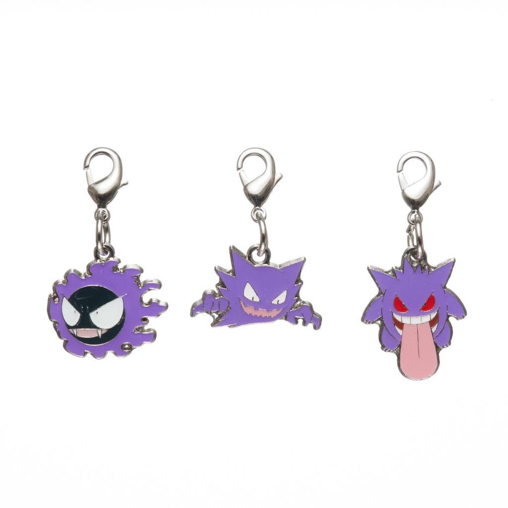 Pokemon Center Original National Encyclopedia Metal Charm 092 093 094