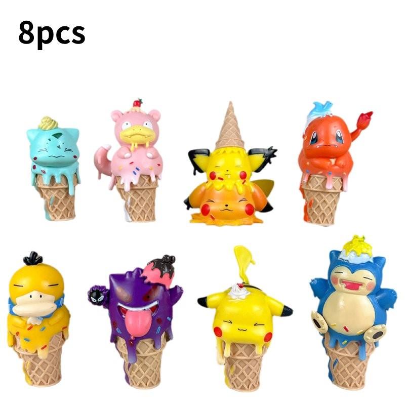 

Character Cream Ice Cone Pvc Toy Model Desktop Decoration Christmas Gift