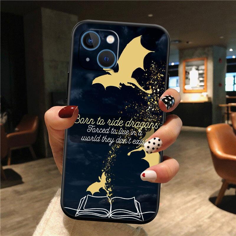 IK30 Fourth Wing Dragons New High-End Shell Phone Case for Redmi Note 13 14 Pro+ Plus A3 A3X 13X 13C 13R 14S 14C 14R
