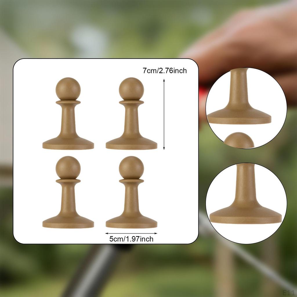 Cap High Performance Sturdy Tent Pole Tip Protector Tarp Grabber for Hiking Travel Lovers