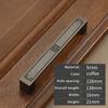 High-end Solid Brass Cabinet Door Handles Bedside Table Cabinet Wardrobe Wine Cabinet Pull Drawer Knob and Furniture Hardware