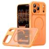 Case for iPhone 17 Pro Max - TPU+PC, Orange, Shockproof