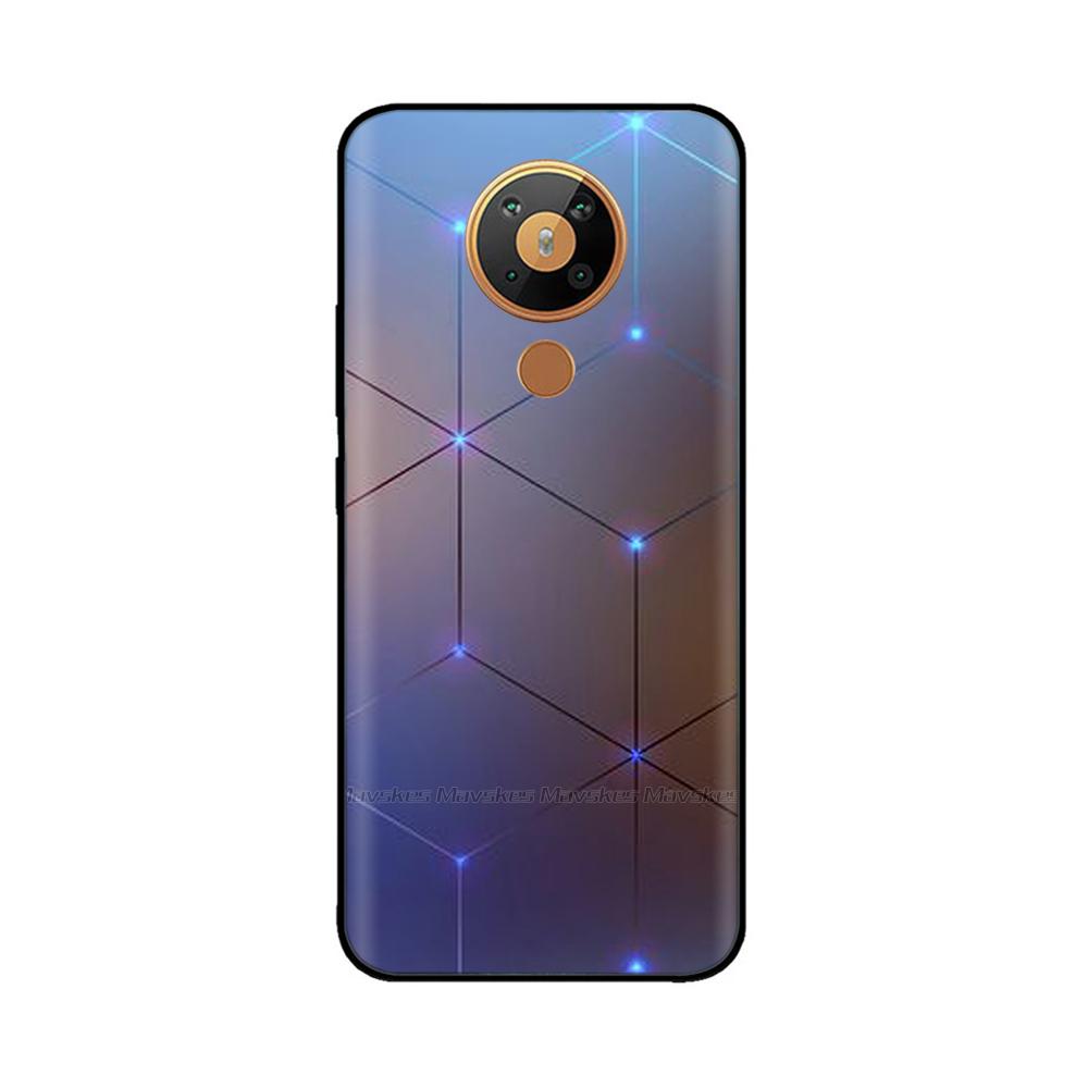For Nokia 5.3 Silicone Case Soft Tpu Back Cover for Nokia 5.3 3.4 Bumper Printed Silicon Case for Nokia3.4 Nokia5.3 Phone Flower