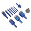 Diamond Hole Saw Kit Tile Drill Bits High Carbon Steel Diamond Drill Core Bits with Case for Porcelain Ceramic Granite