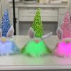Easter Gnome Sequins Rabbit Faceless Doll with LED Light Ornaments for Spring Swedish Tomtes Dwarfs Home Decorations