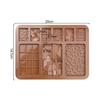 Chocolate Bar Silicone Mold  Bakeware Silicone Molds For Fondant Jelly Candy Mould Chocolate Wax Melts Moulds