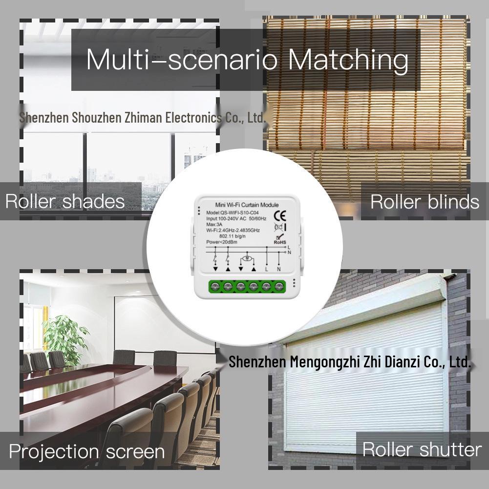 Tuya Smart Mini WiFi Curtain Relay Switch for Blinds