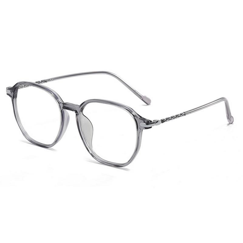 Stylish Flat Light Glasses Frame for Myopia with Small Face Effect Lightweight Polygonal Design -0.5 -1.0 -1.5 -2.0 To -6.0
