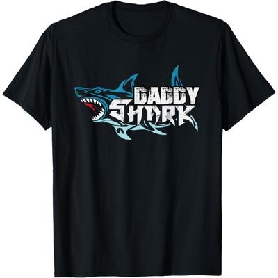 Daddy Shark Diver Surfer Ocean Underwater World Seafood T-Shirt