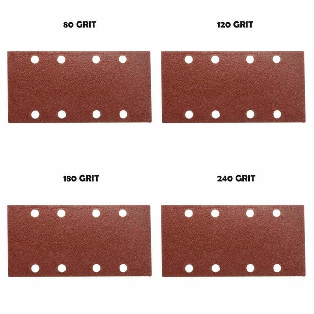 Sandpaper Mixed Grits Aluminium Oxide 80-240Grits 93*185mm Wear Resistance