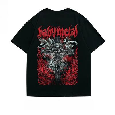 Babymetal Band Print Tshirt Suitable for Both Unisex and Women Summer Shortsleeved Casual Comfortable Cotton Streetwear