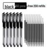Black 0.5mm Bullet Tip Pen for Students and Office Use