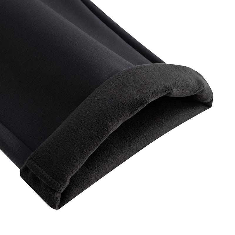 Anta Master Waist Fleece Warm Comfortable Versatile Business Casual Straight Leg Pants Men bottoms Basic-Black 152617501N-3