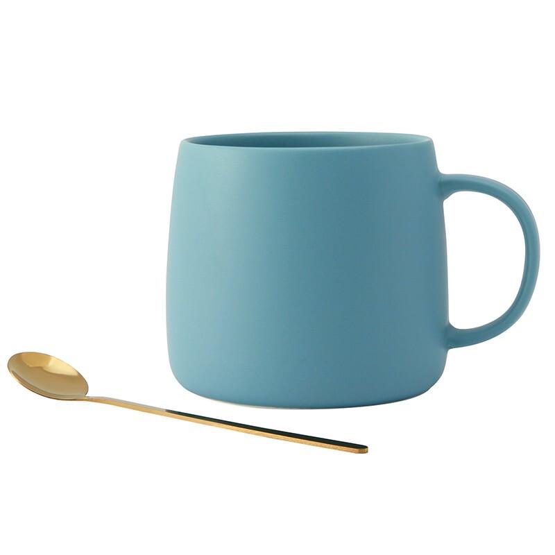 Nordic Ceramic Mug with Spoon