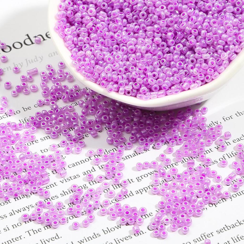 2/3mm Colored Glass Beads for DIY Jewelry Bracelets