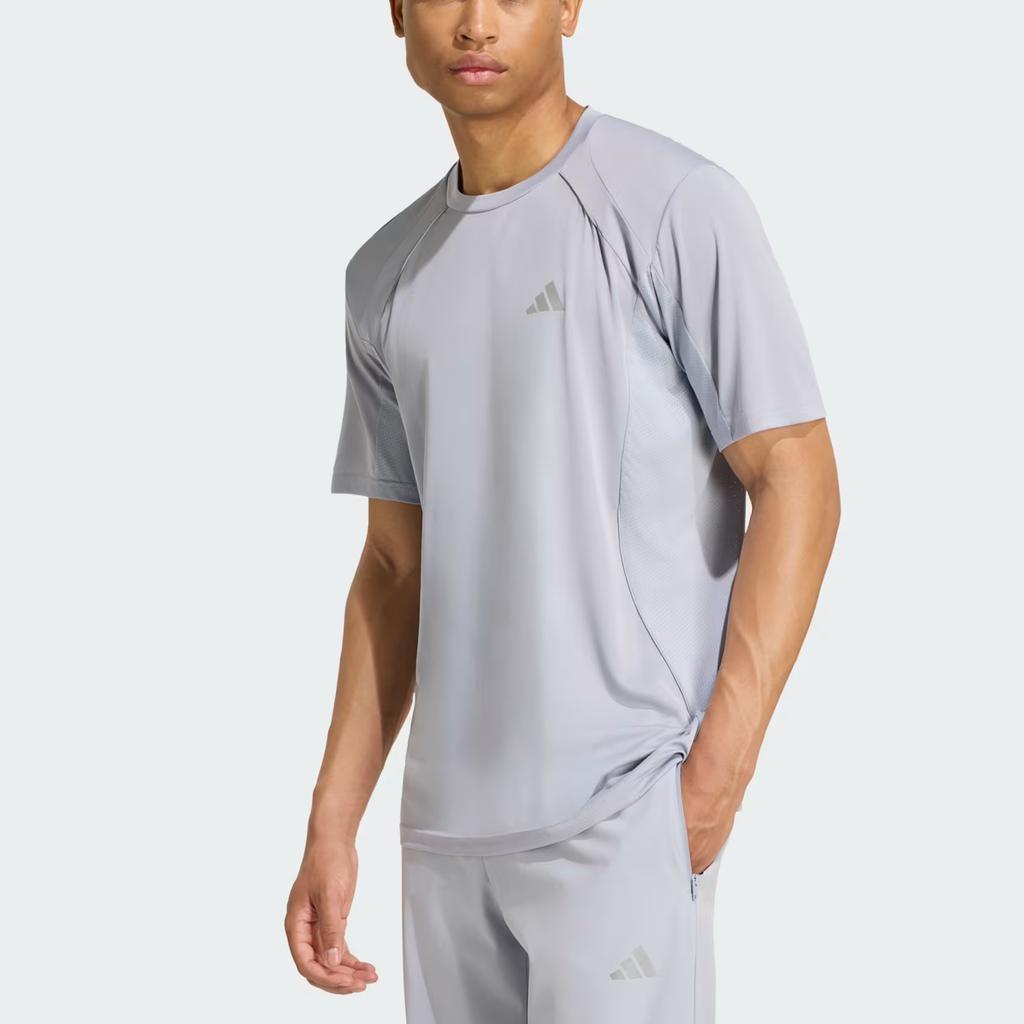 adidas Gym Tech Apparel Climacool Moisture-Wicking Sports Short Sleeve Fitness Shirt Men Tops KS1214