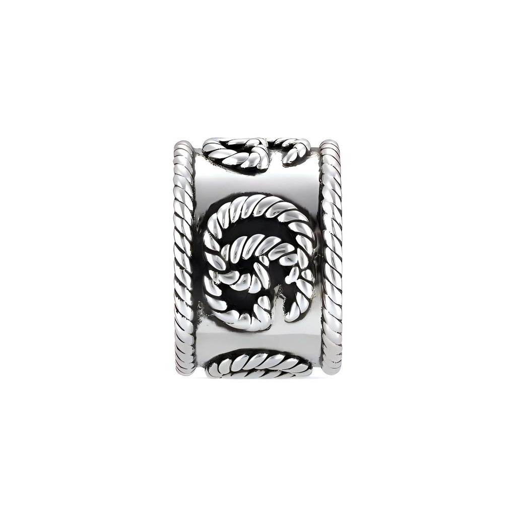Gucci Double G Classic Double G Silver Ring Unisex Rings 627753-J8400-0701