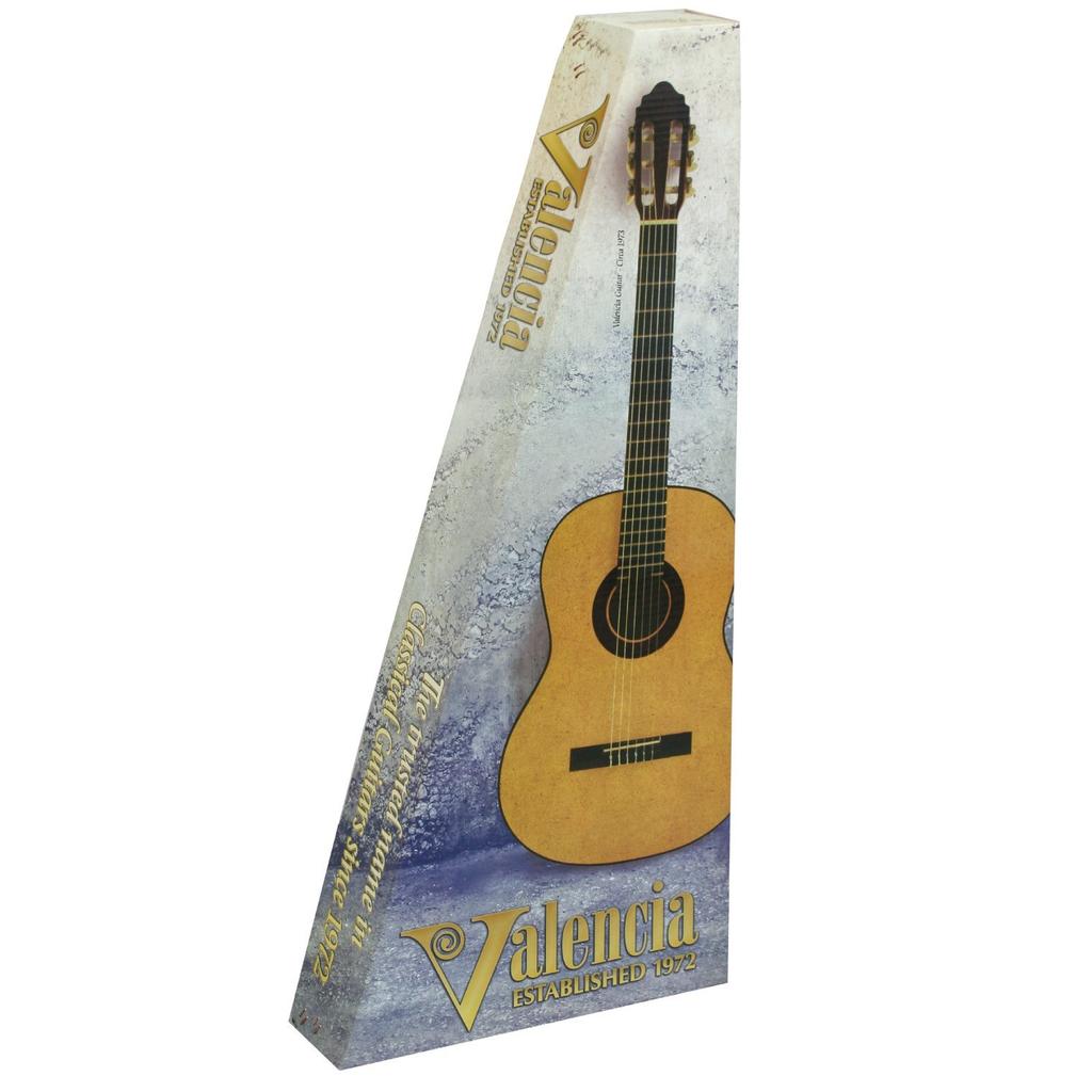 VALENCIA Classical Guitar, 4/4 Size, VC204, Natural