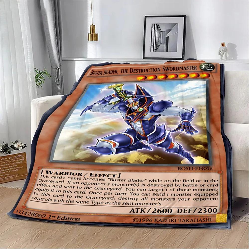 Anime YU GI OH Card Printed Blanket Picnic Blankets Warm Blanket Soft and Comfortable Blanket Home Travel Birthday Gift