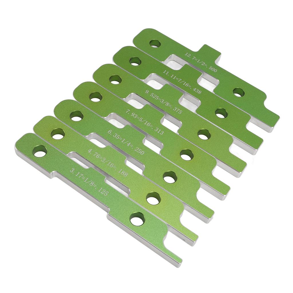 7 Pcs Set Router Table Setup Bars 18 To 12 Inch Aluminum Alloy Woodworking Table Saw Height Gauge