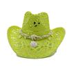 Corn Husk Material Straw Hat Western Cowboy Hat Spring and Summer Men and Women Panama Sun Hat Elegant Cowboy Straw Hat