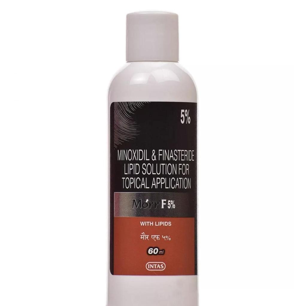 Set Lipidový roztok Minoxidilu a Finasteridu (3 x 60 ml), Minoxidil & Finasteride Lipid Solution 5% sada, Morr